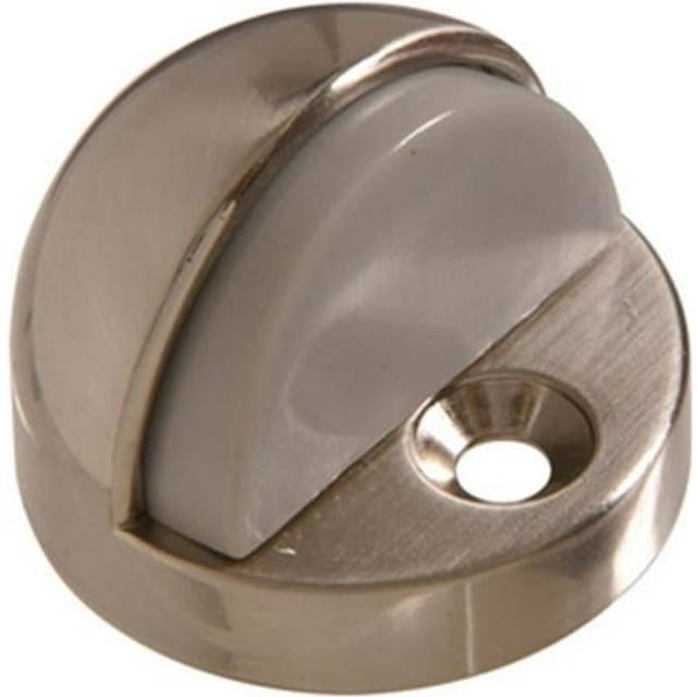 Hillman 852971 High Dome Floor Door Stop  Satin Nickel