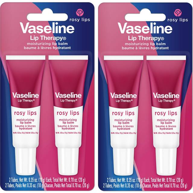 Vaseline Lip Therapy Rosy Lips Moisturizing Lip Balm  Twin Pack 2Pack