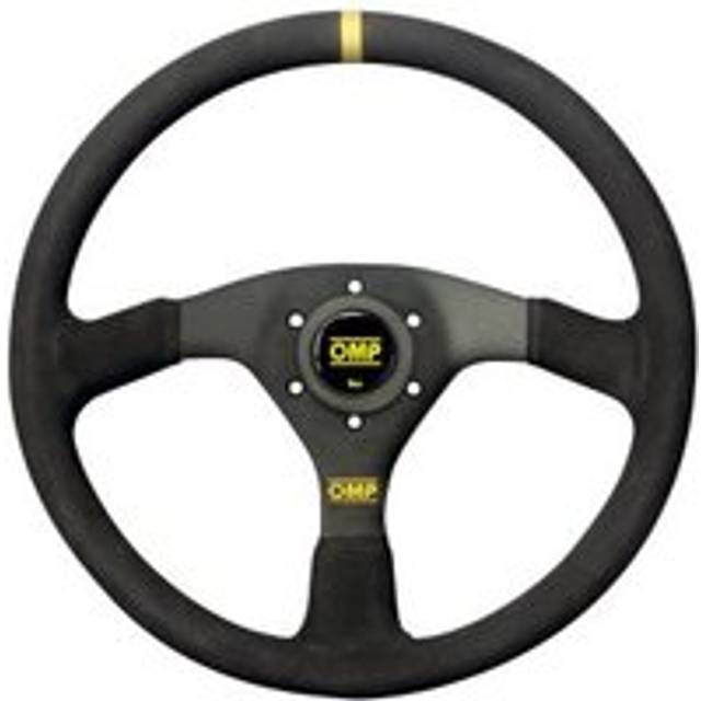 OMP Velocita Steering Wheel - 380mm Diameter, Suede Trim
