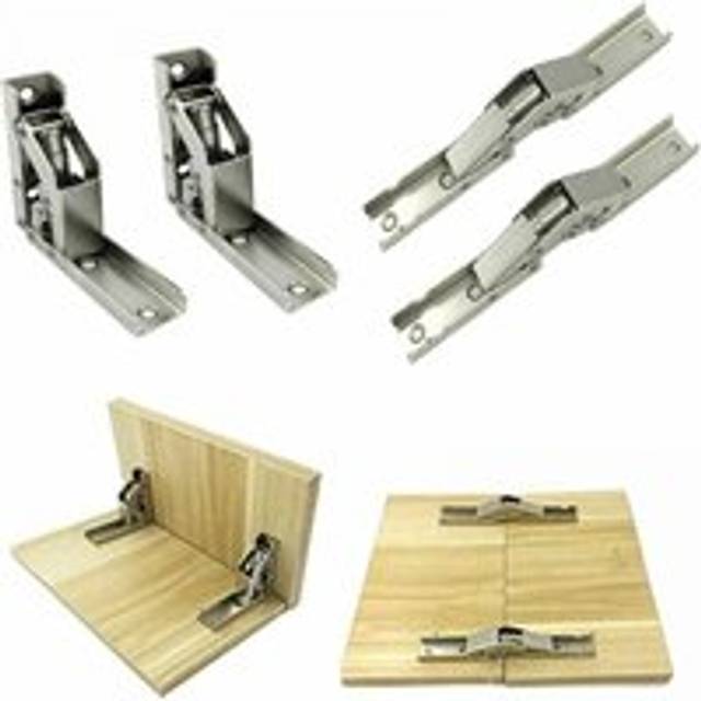 Cyslmuk - 4-piece set, 90 degree hinges - adjustable hinges for cabinet doors and furniture, concealed, top-mounted and recessed