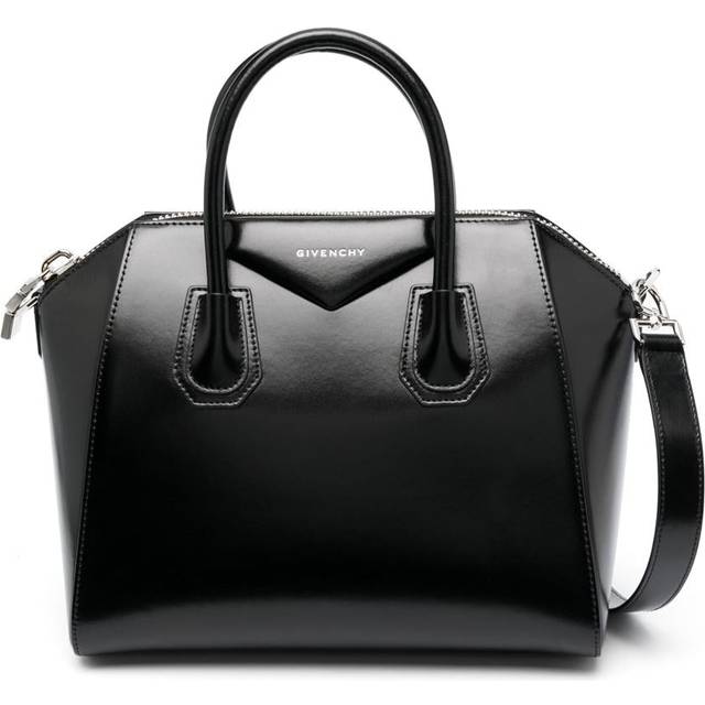 Womens Mini Antigona Handbag Satchel Wo - Black - One Size