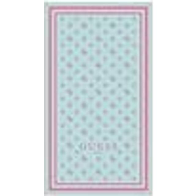Guess, Home, Dam, ONE Size, Bomull, Jacquard Handduk för Kvinnor - blue (ONE SIZE)