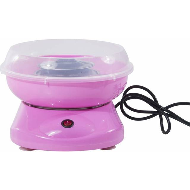 Symple Stuff Candy Floss Machine - Pink (18cm H X 27cm W X 26cm D)