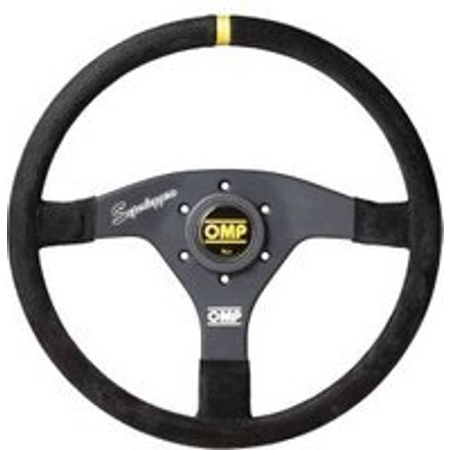 OMP Velocita OV Steering Wheel - Black Suede - 320mm