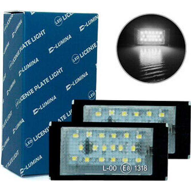D-lumina led number plate lights bmw e46 2d coupe e46 m3 pre-facelift (99-03)