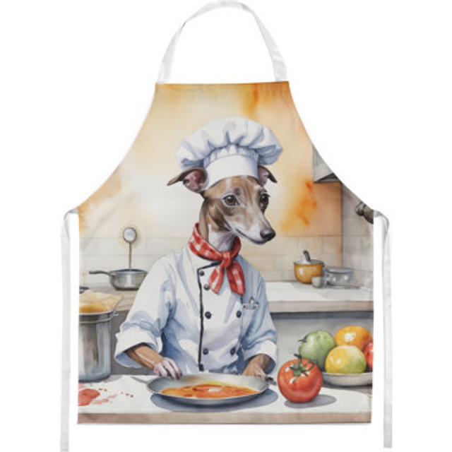 Carolines Treasures DAC6269APRON 30 x 27 in. Italian Greyhound The Chef Apron