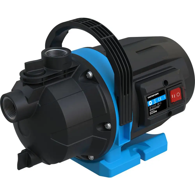 Güde Trädgårdspump GP 6035 (600 W, max. Flöde 3 200 l/h, inloppshöjd upp till 7 m, anslutningsgänga 1 tum IG, jetpump för trädgårdsbevattning)