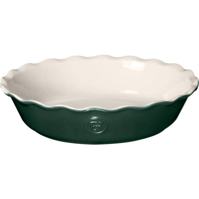 "Emile Henry 9"""""""" Pie Dish - Modern Classics Collection|Evergreen"