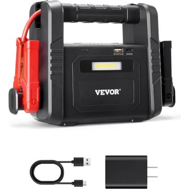 VEVOR Auto Kfz Starthilfe 4000A 88,8Wh Lithium-Booster Auto Starthilfe Powerbank