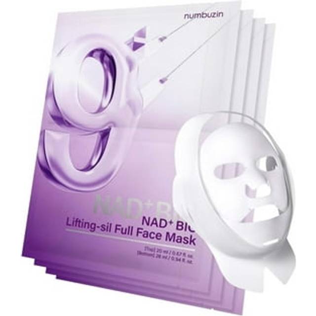 Numbuzin No.9 NAD Bio Lifting-sil Full Face Mask Set 4-pack