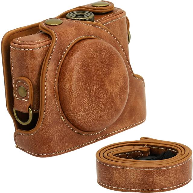 Camera bag case for sony cyber-shot dsc-rx100 i ii iii brown cc1318c