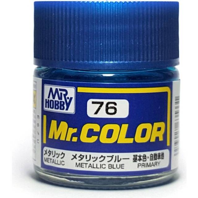 Mr. Hobby Mr. Colour - 076 - Metallic Blue 10ml Acrylic Model Paint