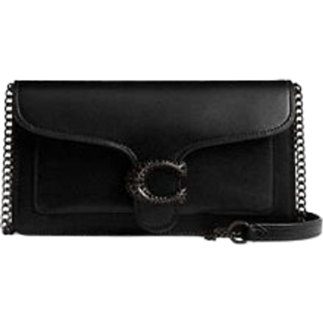 Coach Tabby Leather Chain Clutch