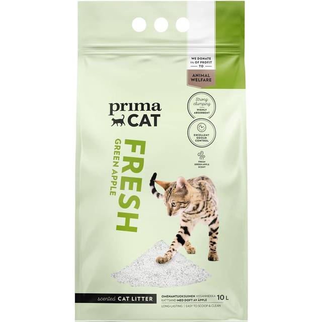 PrimaCat Vit Kattsand Fresh Apple 10L