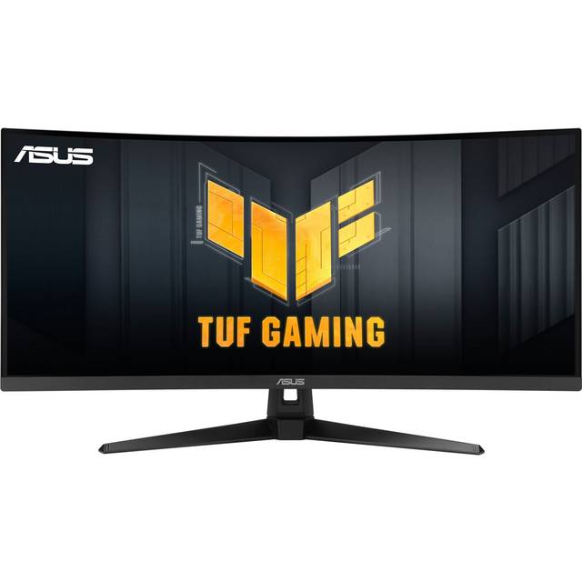 ASUS TUF Gaming VG34VQ3B 34" böjd spelskärm WQHD (3440x1440), 180Hz ELMB SYNC, FreeSync Premium, Svarstid 1 ms, 90 % DCI-P3, DisplayWidget Center