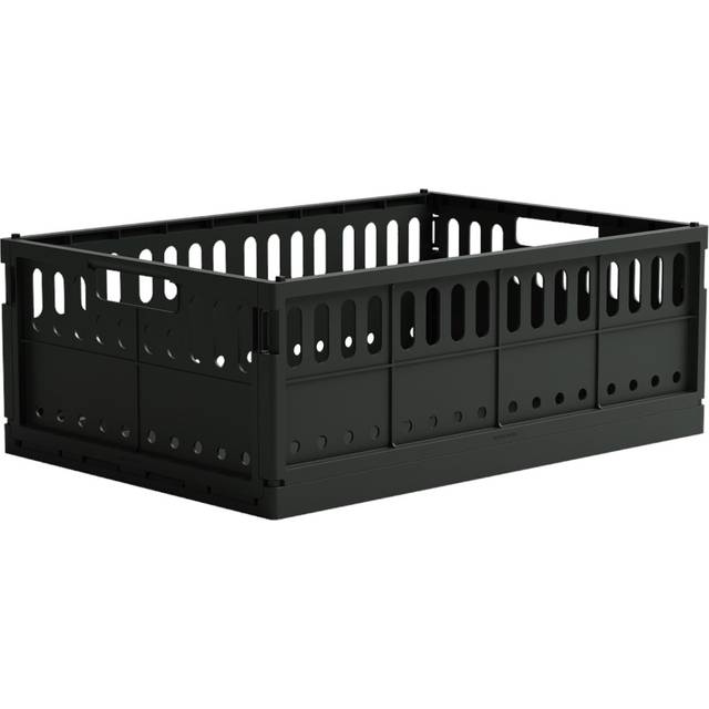 Made Crate - Made Crate Maxi - Lådor - washed black sweater - W48 x L34 x H17 cm