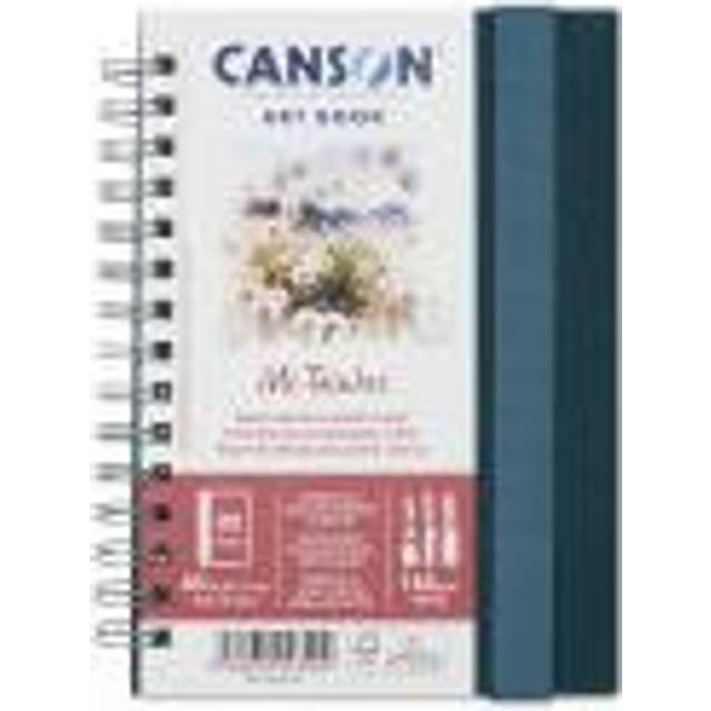 Canson : Artbook : Spiral : Portrait : Mi-Teintes : White : 160gsm : 40 Sheets : A5