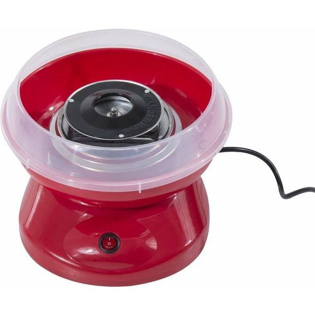 Symple Stuff Candy Floss Machine - Red (18cm H X 27cm W X 26cm D)