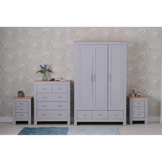 Annieruth 4 Piece Bedroom Set - Oak