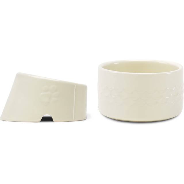 Scruffs Icon Flat Faced Bowl Set 2pc - Cream, Cream