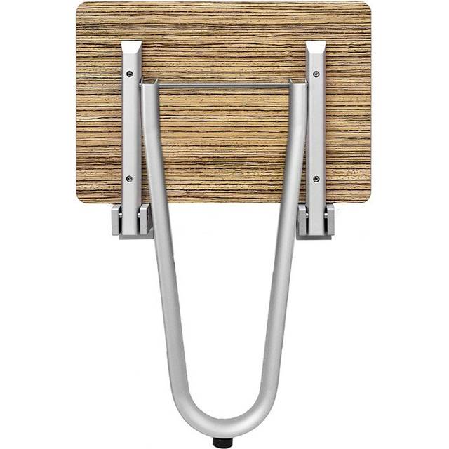 Chassidy Metal Shower Bench - Brown (48.5cm H x 50cm W x 39cm D)