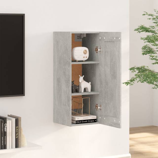 Latitude Run High-Gloss Cabinet - Light Grey