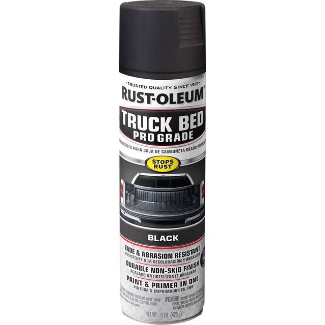 Rust-Oleum 272741 Automotive Professional Grade Truck Bed Coating Spray  15 oz  Matte Black