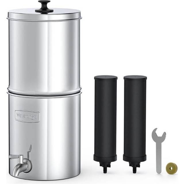Waterdrop 1.5 Gallon Countertop Water Filtration System  NSF/ANSI 42&372 Certified Black Carbon Elements  Reduce Lead and Up to 99% Chlorine  for Home