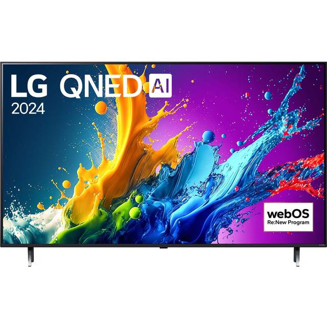 LG 43 Inch 43QNED80T6A  Smart 4K UHD HDR QNED Freeview TV