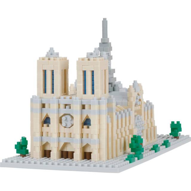 nanoblock - Notre Dame Cathedral [World Famous Buildings], Sight to See Series Building Kit (NBH_205)