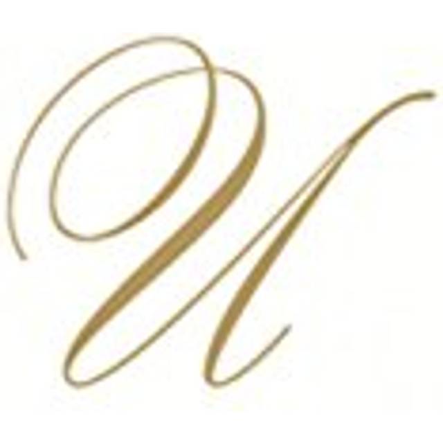Caspari White Pearl Paper Linen Guest Towels  Monogram Initial U  Pack of 24