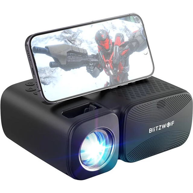 BlitzWolf BW-V3 Mini LED-armatur/projektor, Wi-Fi + Bluetooth (svart)