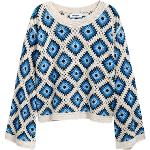 Woman sweater Desigual Demis - Bleu