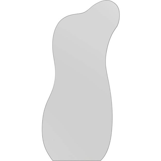 The Lacuna - Frameless Pond Leaner / Wall Mirror 55" X 24" (140CM X 60CM) - Silver - 1 Pack
