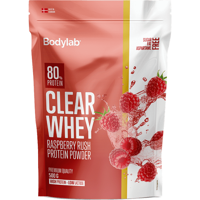 Bodylab Clear Whey, Raspberry Rush, 500 g