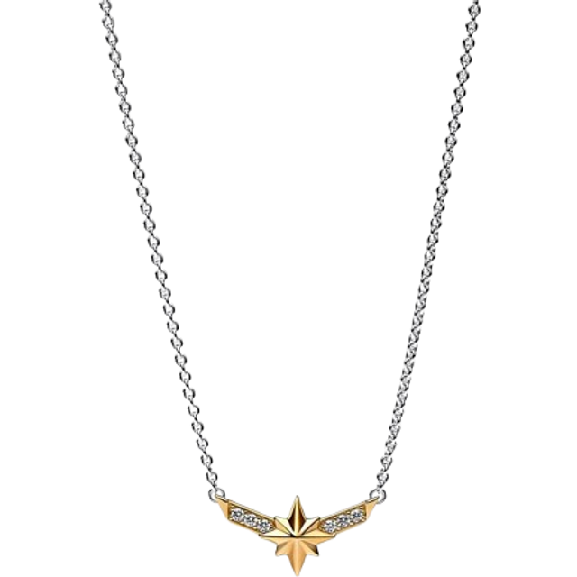PANDORA - Marvel Captain Marvel Octogram Star Halsband