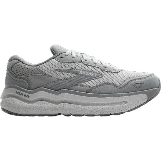 Brooks Ghost MAX SE sneakers, Primer grå/Oyster/Alloy, 45 EU, Primer Grey Oyster-legering, 45 EU