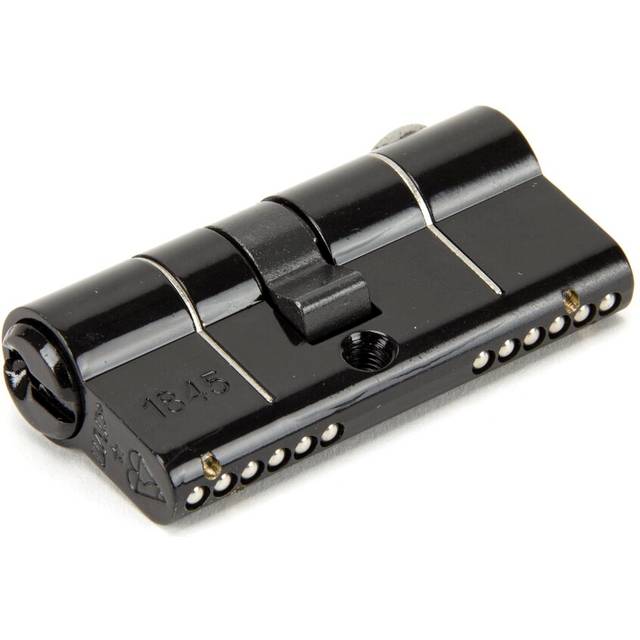 Double Cylinder, Cylinder Euro - Black (3.2cm H X 1.7cm W X 6.5cm D)