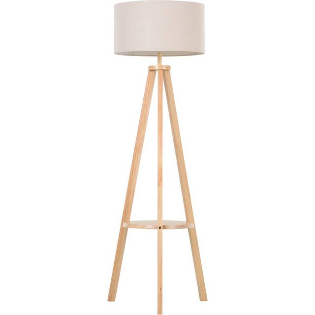 Harksdale 154cm Novelty Floor Lamp - Cream (154cm H X 50cm W X 50cm D)