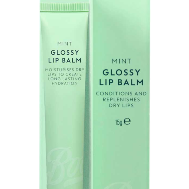 Boots Glossy Lip Balm Mint 15ml