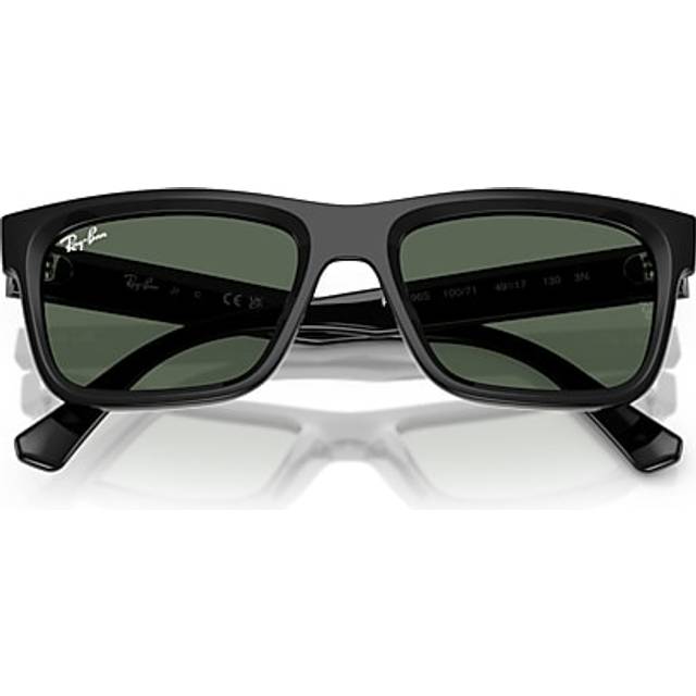 Ray - Ban Kid RJ9196S  100/71 Sunglasses Injected Black Green Squared Normal