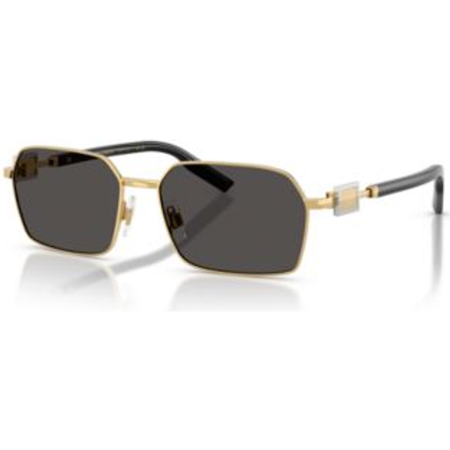Dolce & Gabbana Man DG2316  02/87 Sunglasses Metal Gold Grey Squared Normal