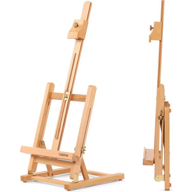 VISWIN 25H Basic Tabletop H-Frame Easel  Hold canvas up to 16  Adjusta