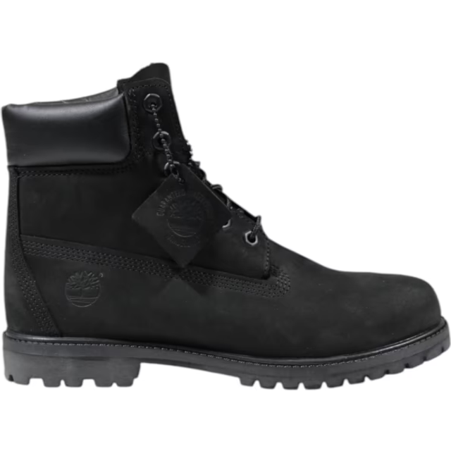 Timberland – Premium – Svarta boots på 6 tum i nubuckläder-Svart/a