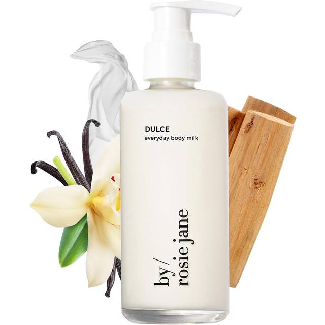 By Rosie Jane Everyday Body Milk (Dulce) - Hydrating Toner & Body Moisturizer to Help Even Skin Tone - Infused with Soothing Aloe Vera and Turmeric Ro