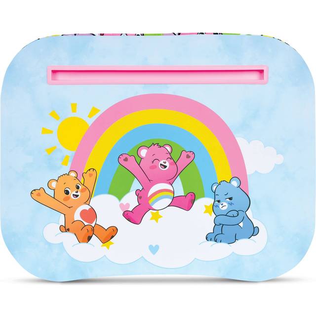 "iscream Care Bears Rainbow 17.25"""""""" x 13.25"""""""" Lap Desk with Tablet Channel"