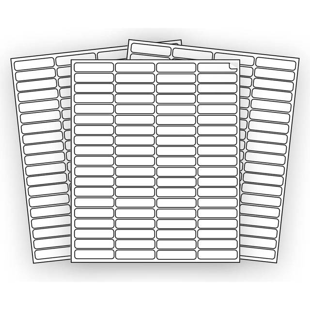 800 EcoSwift Shipping Labels 1 3/4 x 1/2 inches Mailing Address Return Inventory Blank White Self Adhesive for Laser Inkjet Printer 1.75 x 0.5