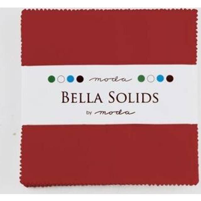 Moda Bella Solids Red 9900-16 Charm Pack  42 5-inch Cotton Fabric Squares