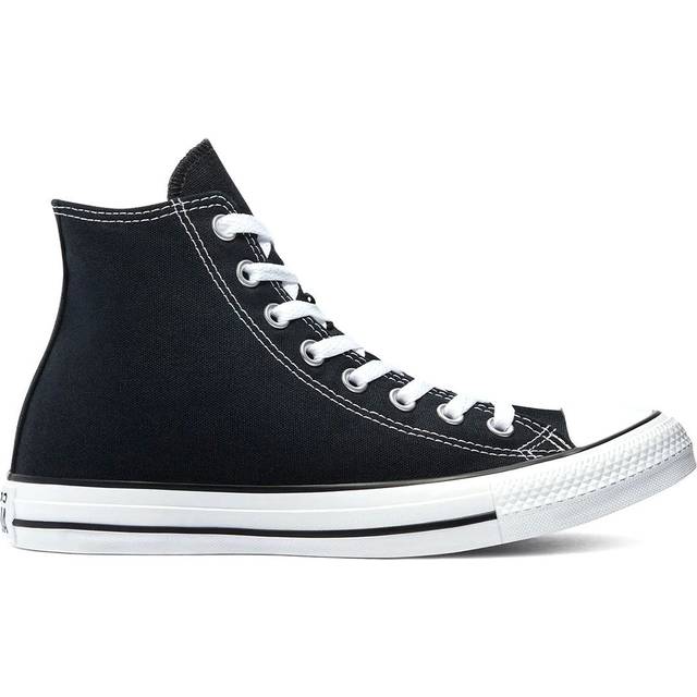 Converse Unisex Wide Fit Hi Top Trainers - Black, Black, Size 9, Women
