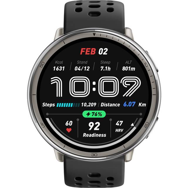 Amazfit Active 2 Black Sport Silicone